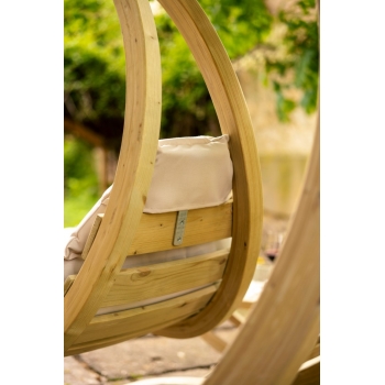 Globo outdoor wooden swing chair hot sale