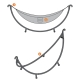 Hammock stand SOLOPOD, Charcoal